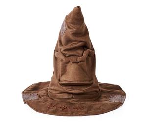 Wizarding World, Talking Sorting Hat with 15 Phrases for Harry Potter Pretend Play Kids’ Fancy Dress Role Play Toys for Ages 5 and up, Brown