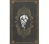 Wizards Grimoire: White Dragon Themed DnD Style Spell Book