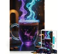 Wizards Magic Mug 1000 Piece Jigsaws for Adults Brain Sharp Game Smooth Burr Free Surface Fascinating Hobby for Idle Moments (38x26cm)