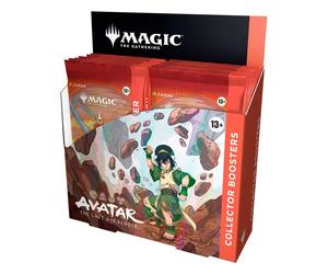 Wizards Of The Coast Magic The Gathering Avatar The Last Airbender Collector Booster Display 12 Packs Trading Cards English Multicolor Kids