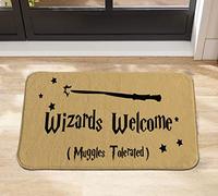Wizards Welcome Doormat,Wizards Welcome Outdoor Door Mat,Welcome Doormat,Personalized Doormat,Housewarming Decor Gift,Area Rug 24x16 Inch