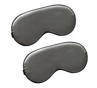 WIZBIOTECH Sleep Mask for Men Women, 2022 Comfortable Breathable Eye Mask, Pack of 2, 100% Light Blocking Sleep Mask with Memory Foam for Travel Shift Work - Grey