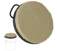 Wizcave 5 Gallon Bucket Seat for YETI Buckets Only, 360-Degree Swivel Bucket Lid Seats for YETI 5 Gallon Bucket, Seat Cushion for Fishing, Hunting, Car Washing,Baseball Training,Tool Organizer
