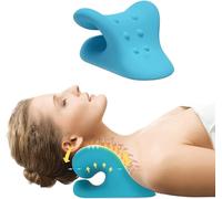 WIZCO Neck Stretcher for Neck Pain Relief, Neck and Shoulder Relaxer Cervical Traction Device Pillow for Muscle Relax and TMJ Pain Relief, Cervical Spine Alignment Chiropractic Pillow