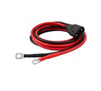 WizFluxMet PPS Expansion Cable Compatible with EcoFlow Delta 2/2 Max and Delta 3/3 Plus, 50A 8AWG Battery Extension Adapter Cable, Bidirectional Power Transfer with Ring Terminals