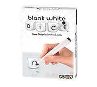 WIZKIDS Blank White Dice Game, Board Game