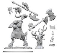 WizKids D&D Frameworks: Minotaur Miniature - Unpainted Unassembled Customizable Miniature. Dungeons & Dragons
