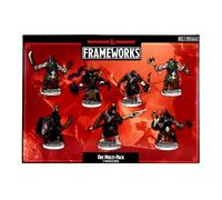 WizKids D&D Frameworks: Orcs Miniatures Set - Unpainted Unassembled Customizable Miniatures. Dungeons & Dragons