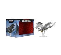 D & D Icons of The Realms: Adult Silver Dragon - Painted Figure - RPG Dungeons & Dragons Miniatures