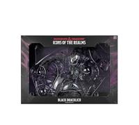WizKids D&D Icons of The Realms: Black Dracolich Boxed Miniature | Pre-Painted | Dungeons & Dragons Figure