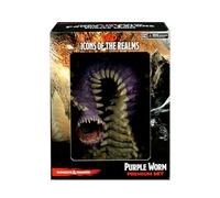 WizKids, D&D Icons of the Realms Miniatures: Fangs and Talons- Purple Worm Premium Set, Miniature Game, Ages 12+, 2 Players, 60 Minutes Playing Time