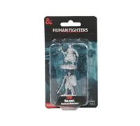 WizKids D&D Nolzur's Marvelous Miniatures: Human Fighters Unpainted Dungeons and Dragons Miniatures
