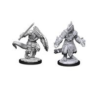 WizKids D&D Nolzur's Marvelous Minis: W15 Lizardfolk Barbarian & Cleric