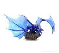 WizKids Dungeons and Dragons Icons of the Realms, Sapphire Dragon Figure, DnD Miniatures