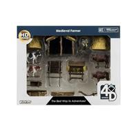 Wizkids Games WarLock Tiles: Accessory - 4D Settings Medieval Farmer