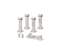 Wizkids Games WZK90046 Accessory Deep Cuts Unpainted Miniatures Terrain: Wave 11: Pillars & Banners