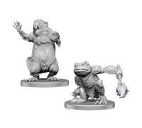 Wizkids Pathfinder Battles Deep Cuts Boggard Scout and Castoroides Miniatures