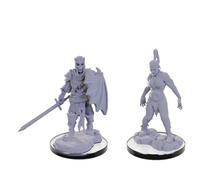 Wizkids Pathfinder Deep Cuts Unpainted Miniatures: Plague Zombie & Skeletal Champion (Wave 22)
