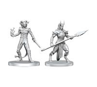 WizKids Pathfinder Battles Deep Cuts: Vordine (Infantry Devil) & Pitborn Rogue | Unpainted Miniature Figure