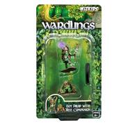 WizKids Wardlings Boy Druid with Tree Companion painted fantasy miniatures set WZK73319