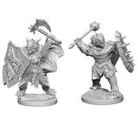 WizKids Unpainted Miniature D&D Nolzur's Marvelous Miniatures Wave 4 Dragonborn Male Paladin (73200)
