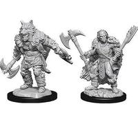 WizKids Accessories - D&D Nolzur's Marvelous Miniatures Half-Orc Male Barbarian WZK73704