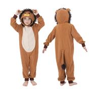 Wizland Kids Tiger Lion Monkey Black Cat Animal Onesie Costume 4-14 Years
