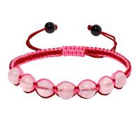 Wizock Handmade Friendship Bracelets Adjustable Braided Rope Reiki Spiritual Crystals Beaded Bracelets for Women (Rose Quartz)
