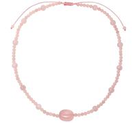Wizock Reiki Rose Quartz Crystals Beaded Necklaces for Women Love Jewelry