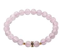 Wizock Spiritual 8mm Round Crystals Beaded Stretch Bracelets for Women Men | Unisex, Strong Elastic String, Positive Energy, Balance, Protection Gemstones and Crystals, Handmade, Daily, Vacation, Simple
