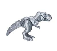 Wizoowip 3D Printed T-Rex Dinosaur Skeleton, Interchangeable Skull, Silver