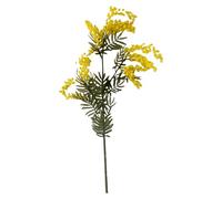 Wizoowip Artificial Golden Wattle Flowers, Realistic Faux Silk Acacia Flower Stems, Fake Bloom Branches for Home Office Wedding Party Indoor Outdoor Centerpiece Decoration Yellow