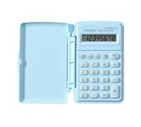 Wizoowip Big Buttons Calculator Lightweight Pocket Sure Here's A Product Title for Listing Mini Flip Cover 8 Digits Large Lcd Display Battery Operated Portable Blue