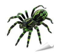 Wizoowip Halloween Car Sticker, Broken Hole Effect Spider Decal, 3D Visual Spooky Cat Owl Sticker, Waterproof PVC Self-Adhesive, Clean Removal No Damage, for Car Body Window Fuel Cap Holiday Party A