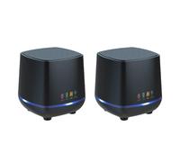 Wizoowip High-fidelity Output Speaker Immersive Listening Experience Mini Usb Stereo Surround Sound Speakers for Home Office Desktop with 3d Cinematic Effects Black