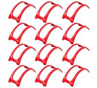 Wizoowip Individual Serving Taco Holder Stand 6/12pcs Set Stackable Space-saving Bpa-free Tray Dishwasher Safe Colorful Red 12pcs