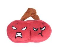 Wizoowip Interactive Cat Toy with Natural Catnip, Soft Scratch Resistant Plush Angry Cherry Toy for Kittens & Adult Cats, Stress Relief Boredom Buster Red
