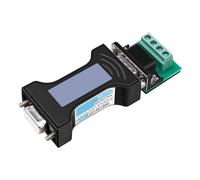 Wizoowip Rs232 to Rs485/rs422 Adapter Serial Data Communication Converter Rs232 to Rs485 Converter Passive Bidirectional Communication Protocol Module Black