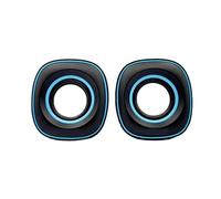 Wizoowip Stereo Sound Speaker Anti-magnetic Sure Here's A Product Title for Mini Described 1 Pair Usb Wired Portable Loudspeaker Subwoofer with Cable 3.5 Jack Black