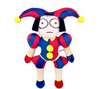 wiztex Pomni Digital Circus Plüsch, Jax Plush Cuddly Toy for Kids - The Amazing Digital Circus kuscheltier Gift for Kids - Pomni Plush Toy Digital Circus Plush Clown (Pomni 30cm)