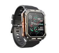 Wizvox 2025 Work Watches For Men Heavy Duty, 24/7 Health Monitoring 1.83" HD Rugged Smartwatch Answer/Make Calls IP68 Waterproof For Android IOS C200723,Orange