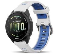 Wizvv 20mm Strap for Garmin Vivoactive 5/6/3, Forerunner 55/165/245/645, Venu/Venu 2 Plus/sq/sq 2, Soft Silicone Watch Band Replacement for Garmin Vivomove HR