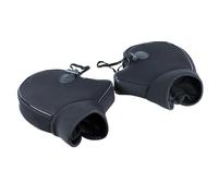 WJDMB 2 Pcs Motorcycle Handlebar Muffs for Piaggio Liberty 50 2005-2023, Thermal Waterproof Windproof Handlebar Warmers Fleece Lined Cold Weather Cycling