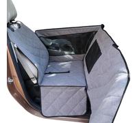 WJDMB Dog Car Seat Cover for Citroen C4 Cactus 2014-2018, Waterproof Pet Front Seat Cover with Side Protection and Mesh Visual Window Easy to Clean,A Grey