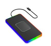 WJDMB In-Car Wireless Charging Pad for VW Multivan T7 2021-2024 2025+, Ultra Slim Non Slip Fast Wireless Car Charger Pad 30cm Cable for Various Phones,A 30cm Type-C plug cable