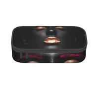 WJDWNDLZJ African American Print Large Capacity Multifunctional Pen Holder with Full-Page Printing, Durable Oxford Cloth Stationery Bag for Office, and Travel Essentials