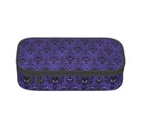 WJDWNDLZJ Haunted Mansion Print Large Capacity Multifunctional Pen Holder with Full-Page Printing, Durable Oxford Cloth Stationery Bag for Office, and Travel Essentials