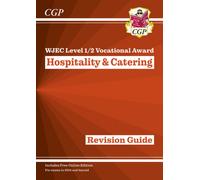 WJEC Eduqas Level 1/2 Vocational Award in Hospitality & Catering: Revision Guide with Online Edition
