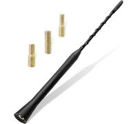 Wjelet 1 Pcs Universal Car Antenna Replacement, AM/FM/DAB Roof Car Radio Aerial Mast, Rod Car Antenna, Radio Signal Booste, Replacement Car Aerials, (Includes M4 M5 M6 Screws)
