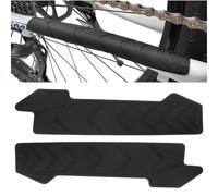 Wjelet 2 Pcs Bike Chainstay Protector - MTB Silicone Chain Guard with 3M Adhesive, Durable Frame Protection Against Scratches & Chain Slap, Fits Most Bicycles